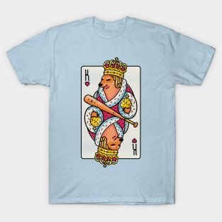 Cheems - The King | King of Hearts Playing Card | Shibe | Shiba Inu T-Shirt